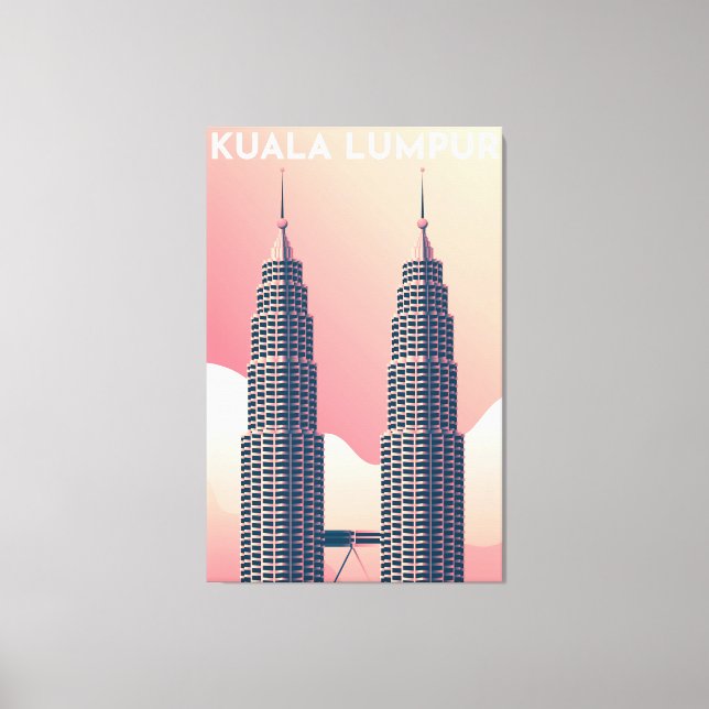 Petronas Tower Kuala Lumpur Canvas Print (Front)
