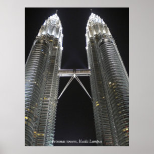 Petronas towers poster
