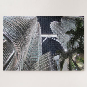 petronas twin towers high jigsaw puzzle