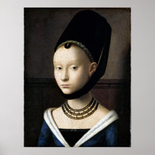 Petrus Christus Portrait of a Young Woman Poster