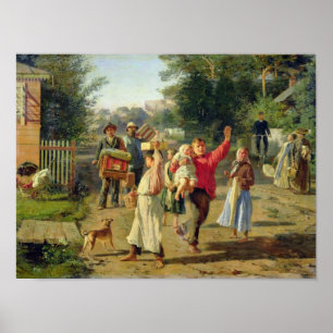 Petrushka is coming, 1888 poster