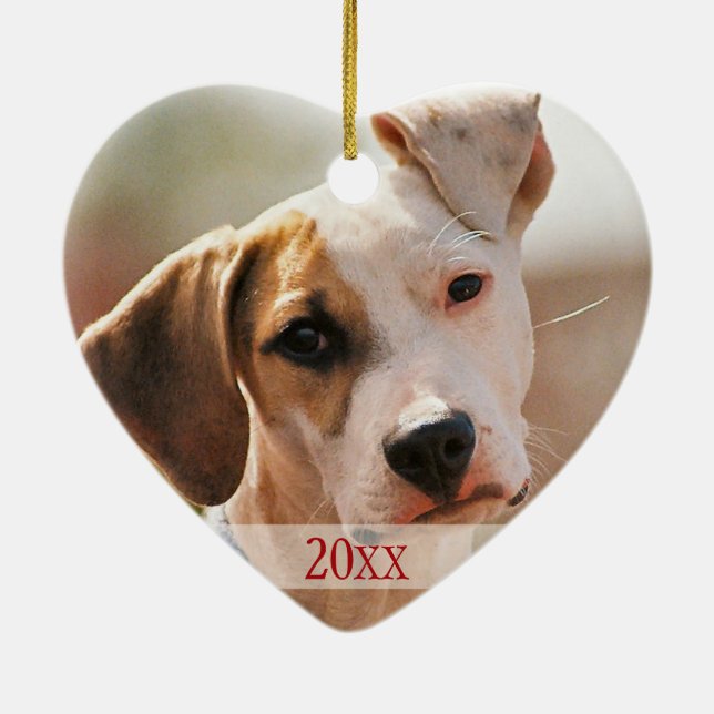 Pet's 1st Christmas Ceramic Tree Decoration (Back)