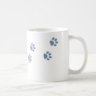 pets dog cat pawprints coffee mug