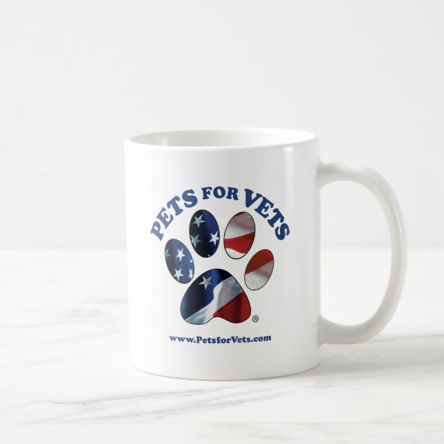 Pets for Vets Coffee Mug (Right)