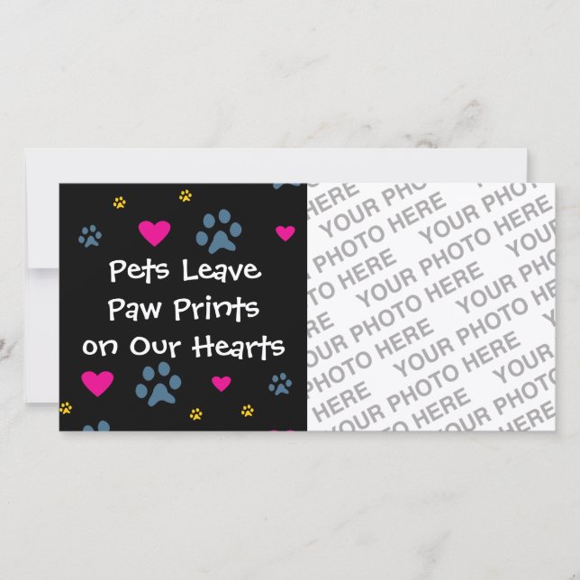 Pets Leave Paw Prints on Our Hearts (Front)