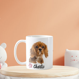 Pets Lover Custom Photo And Name Modern Gift Coffee Mug