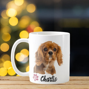 Pets Lover Custom Photo And Name Modern Gift Coffee Mug