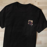 Pet's Modern Simple Cool Grunge Name and Photo T-Shirt<br><div class="desc">This simple and modern design is composed of modern simple playful script typography. Add custom pet photo of your dog,  cat,  pup or kitten</div>