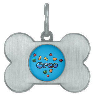 Pet's name Oreo croquettes Pet ID Tag