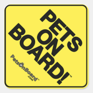 Pets On Board™ Sign Stickers 1 1/2 in. Sheet of