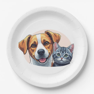 pets paper plate
