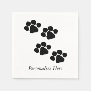 Pets Paw Prints Napkin