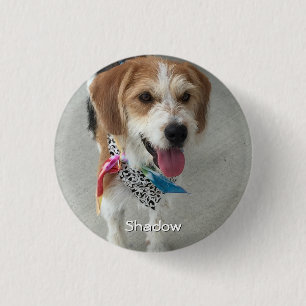 Pet's Photo or Child's Photo & Name 3 Cm Round Badge