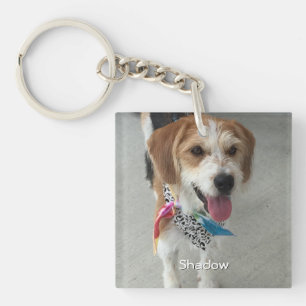 Pet's Photo or Child's Photo & Name Key Ring