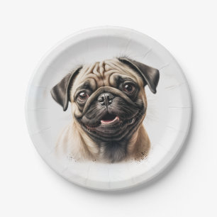 Pet's Simple Modern Cool Custom Photo Add Your Own Paper Plate