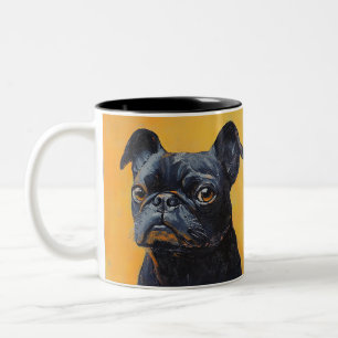 Pet's Simple Modern Cool Elegant Create Your Own Two-Tone Coffee Mug
