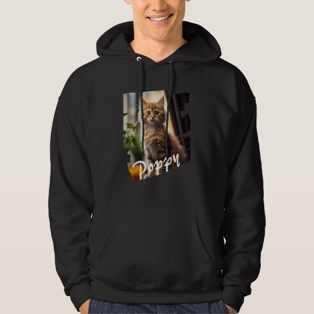 Pet's Simple Modern Cool  Hoodie (Front)