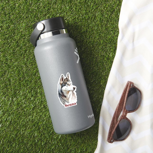 Pet's Simple Modern Cool Typography Name (HydroFlask Insitu)