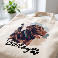 Pet's Simple Modern Cool Typography Name and Photo