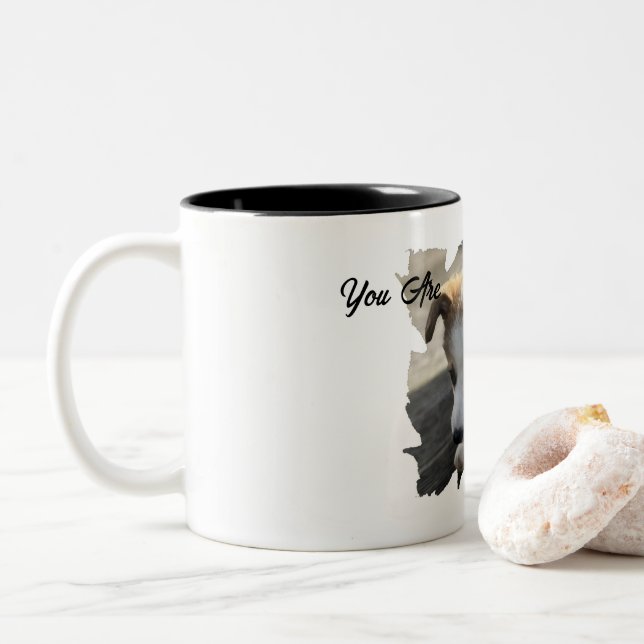 Pet's Simple Modern Cool Typography Photo Cup (With Donut)