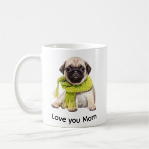 Pet's Simple Modern Custom Photo Text Coffee Mug