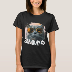 Pets Simple Modern Nge Cool Name And Photo T Shirt
