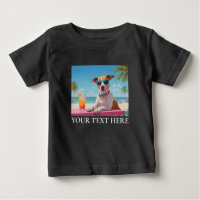 Pet's Simple Modern Personalised Photo and Text