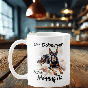 Pets Simple ''My Doberman'' Black Personalize Coffee Mug