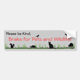 pets & wildlife bumper sticker
