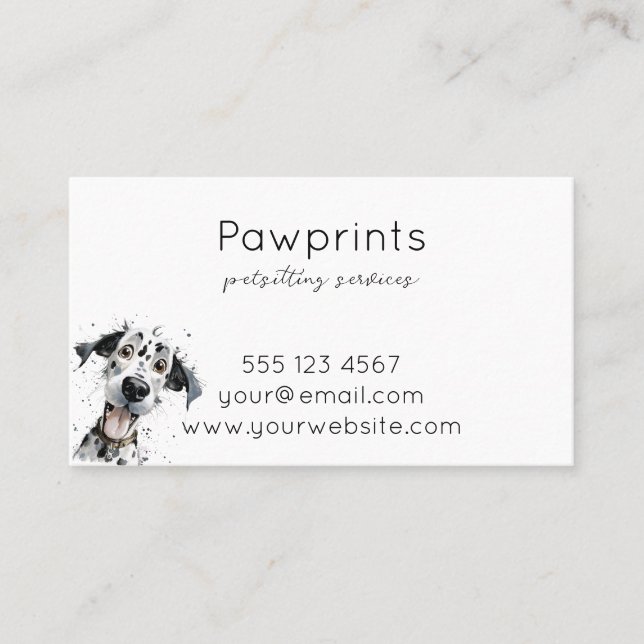 Petsitting Business Card (Front)