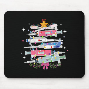 Pette Laboratory Christmas Tree Lights Med Laborat Mouse Mat