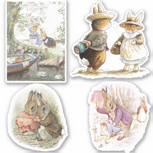 Petter Rabbit set sticker (Front)