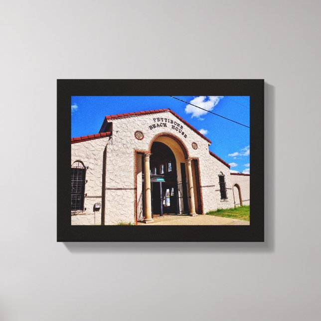 Pettibone Beach House Canvas Print (Front)