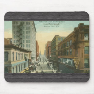 Petticoat Lane,Kansas City, Vintage Mouse Mat