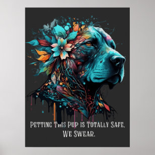 Petting This Pup is Totally Safe, We Swear Poster