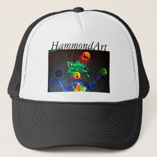 Petty Dripps Juggles.  HammondArt Trucker Hat