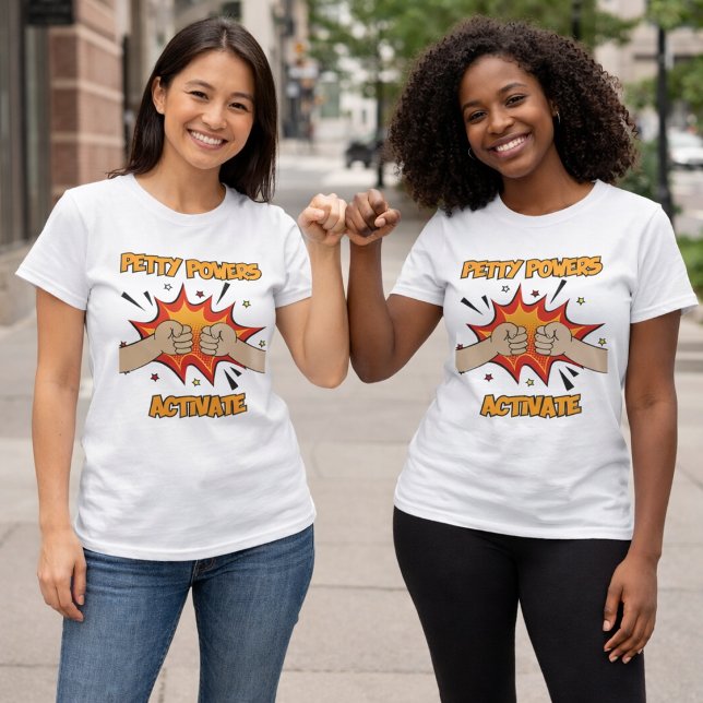 Petty Powers Activate Retro Style T-Shirt (Creator Uploaded)
