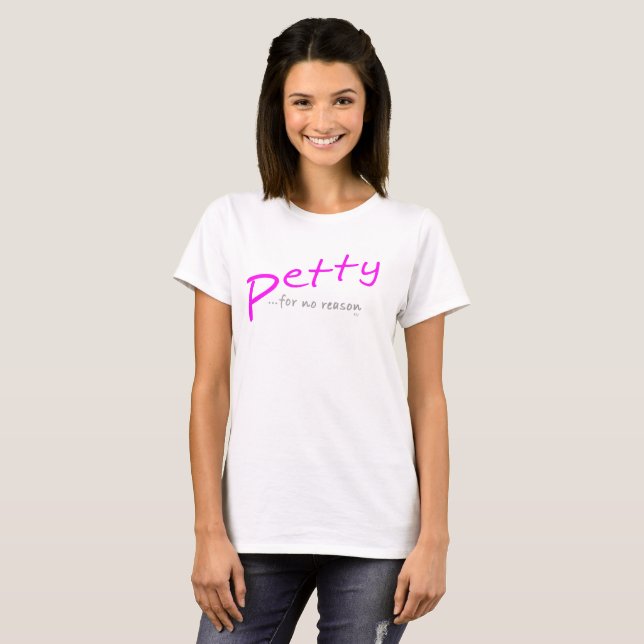 Petty Slant TShirt Pink (Front Full)