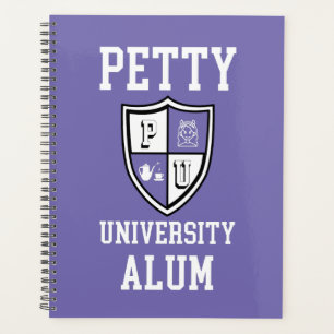 Petty University Alum grad alma mater periwinkle Planner