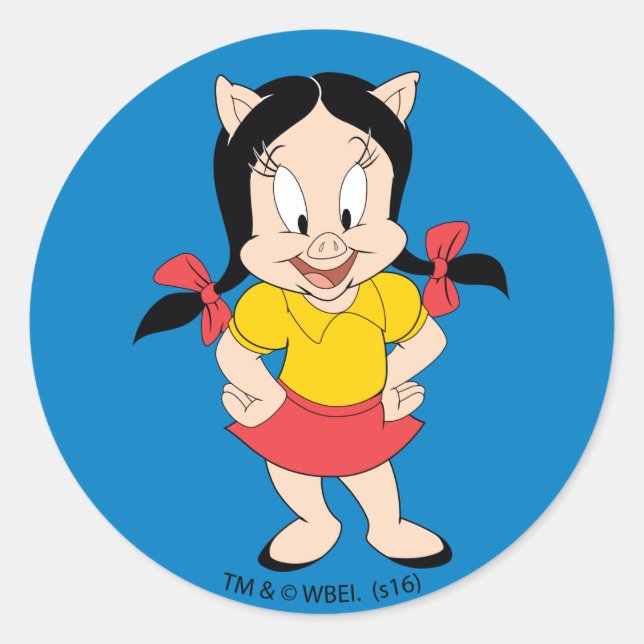 Petunia | Classic Petunia Classic Round Sticker (Front)