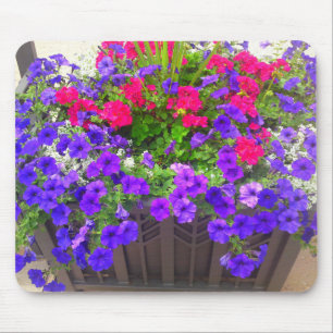 Petunia Flower Patch Mousepad