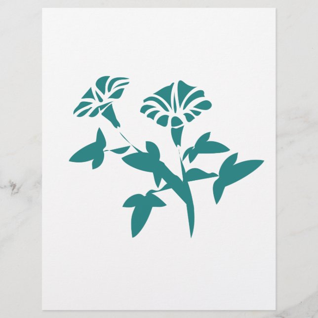 Petunia Flower Stylised (Front)