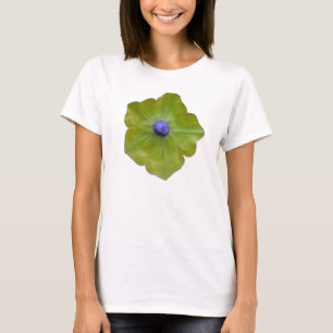 Petunia Green and Blue Ladies T Shirt
