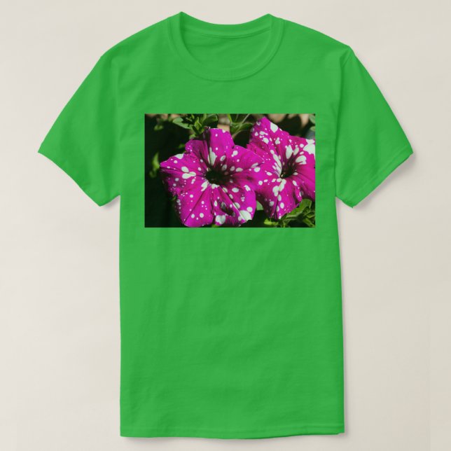 Petunia hybrids family solanaceae fifty megapixels T-Shirt (Design Front)