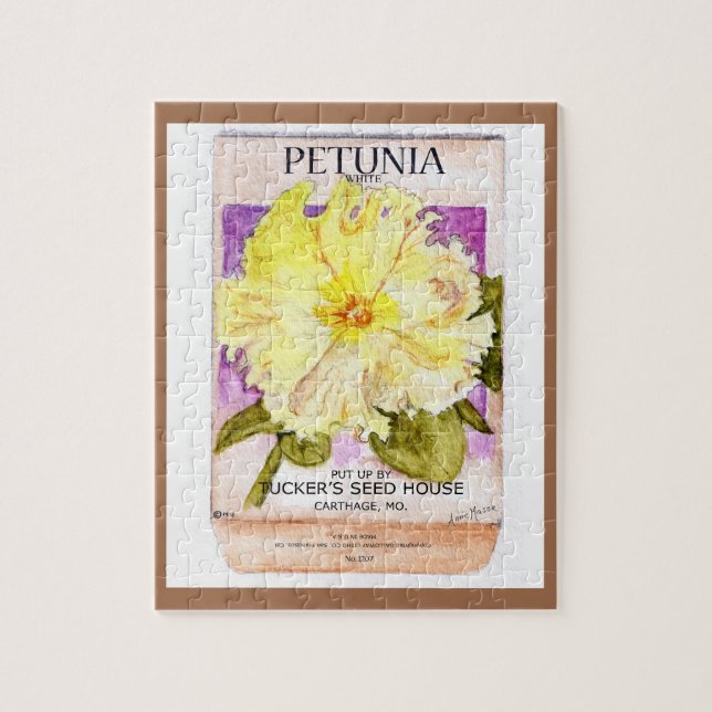 Petunia Jigsaw Puzzle (Vertical)