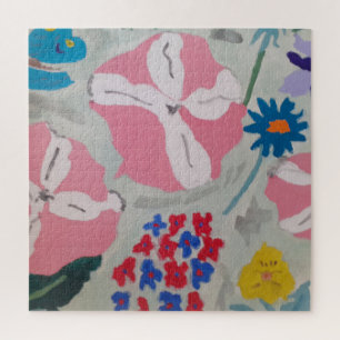 Petunia & Summer Flowers Jigsaw Puzzle