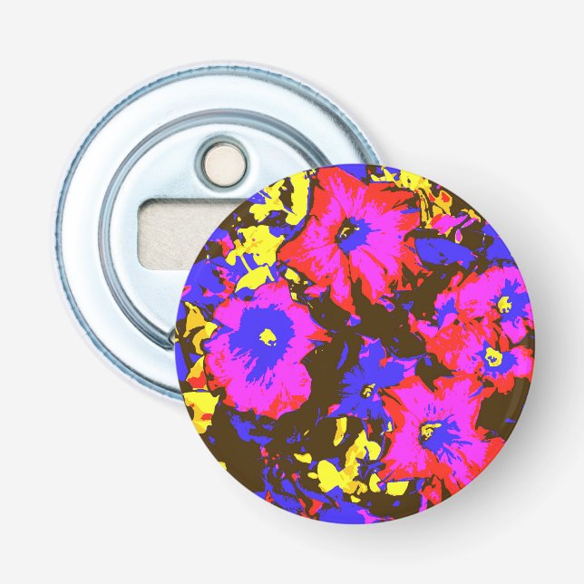 PETUNIAS BOTTLE OPENER (Front)