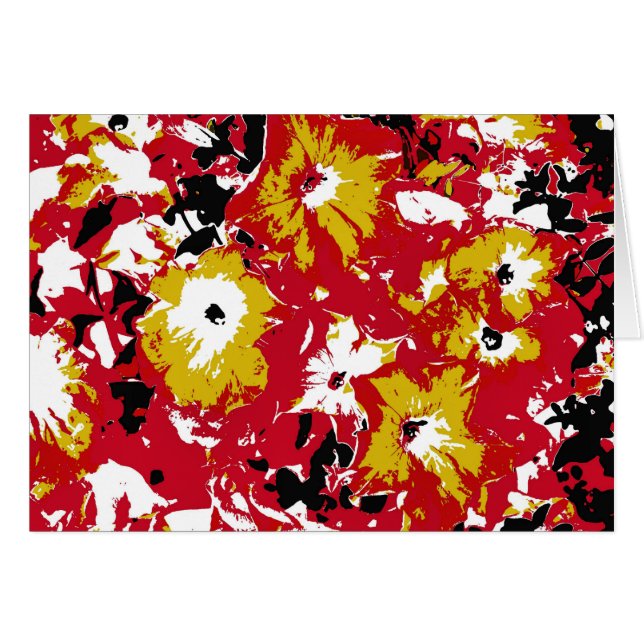 PETUNIAS FLOWERS cards (Front Horizontal)