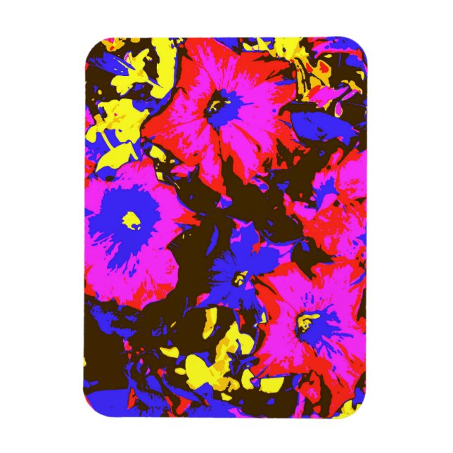 PETUNIAS MAGNET (Vertical)