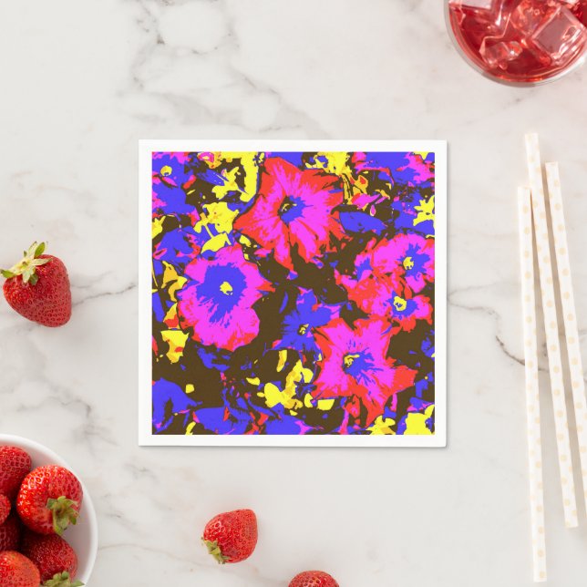 PETUNIAS NAPKIN (Insitu)